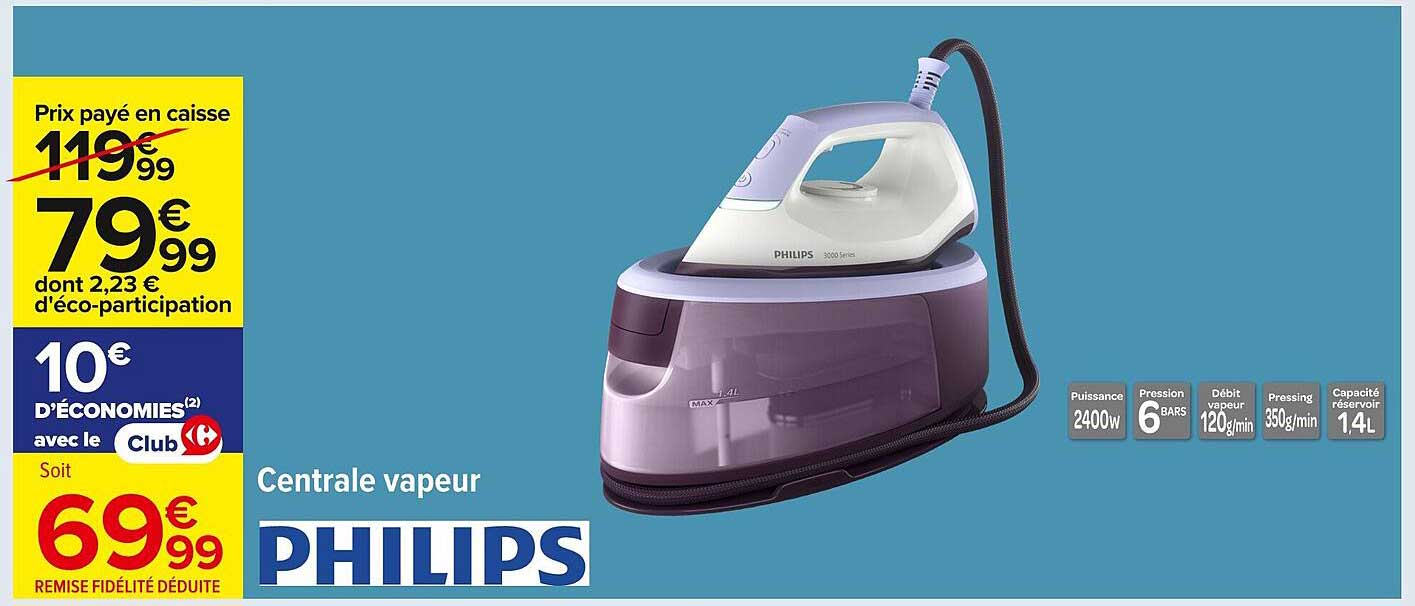 Centrale vapeur PHILIPS