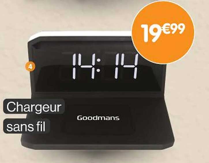 Chargeur sans fil Goodmans