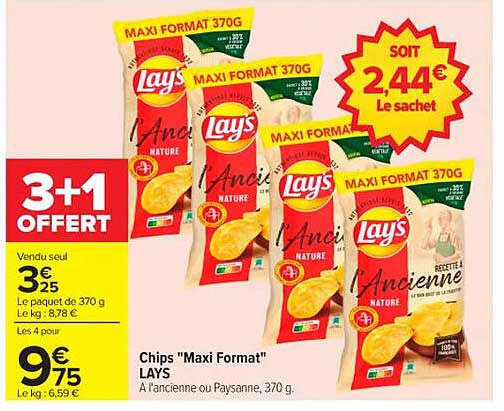 Chips ''Maxi Format'' LAYS