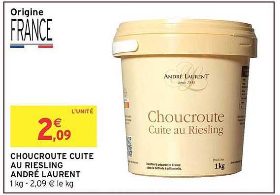 CHOUPROUTE CUITE AU RIESLING ANDRÉ LAURENT
