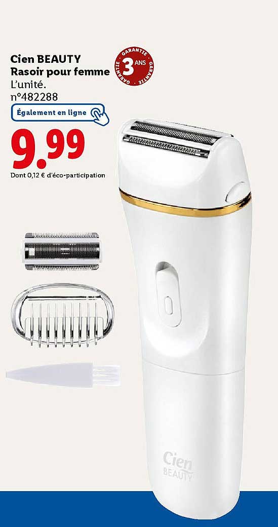 Cien BEAUTY Rasoir pour femme