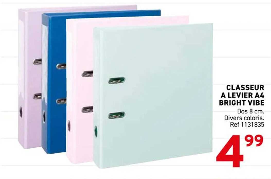 CLASSEUR A LEVIER A4 BRIGHT VIBE