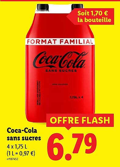 Coca-Cola sans sucres