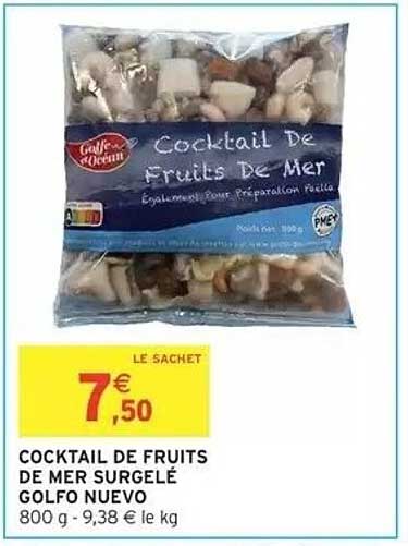 COCKTAIL DE FRUITS DE MER SURGELÉ GOLFO NUEVO