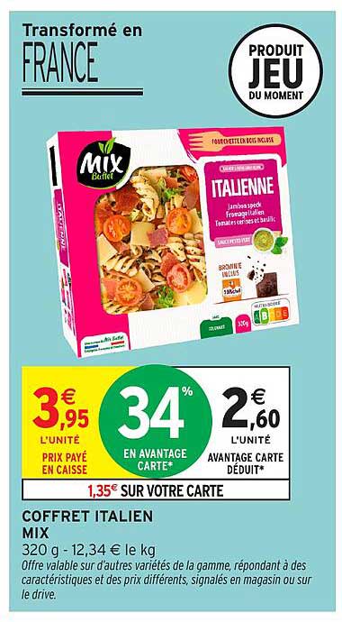 COFFRET ITALIEN MIX