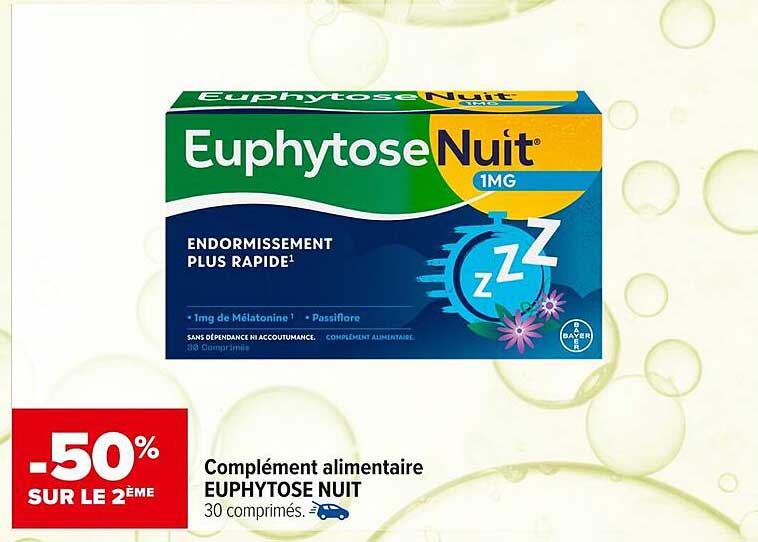 Complément alimentaire EUPHYTOSE NUIT
