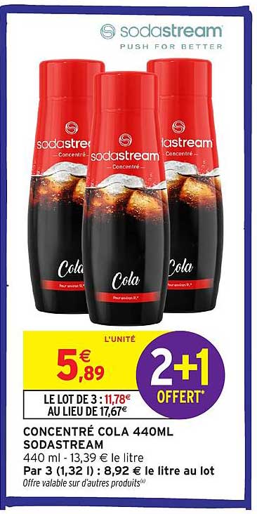 CONCENTRÉ COLA 440ML SODASTREAM