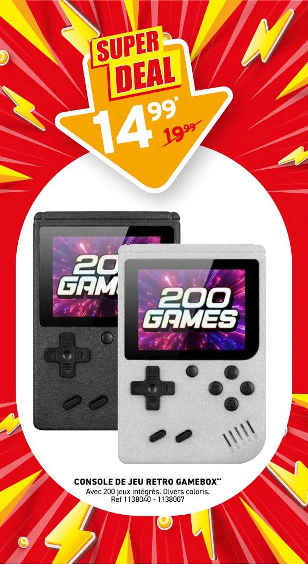 CONSOLE DE JEU RETRO GAMEBOX**