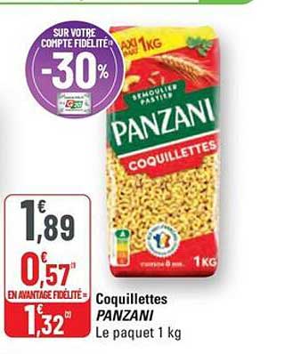Coquillettes PANZANI