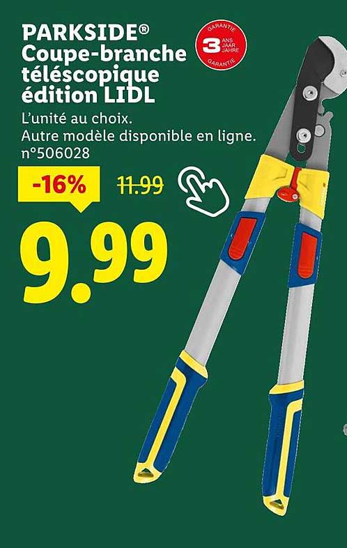 Coupe-branche télescopique édition LIDL