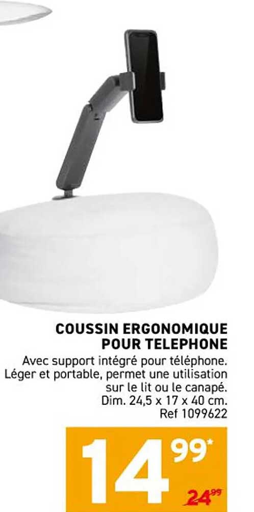 COUSSIN ERGONOMIQUE POUR TELEPHONE
