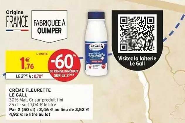 Crème Fleurette Le Gall