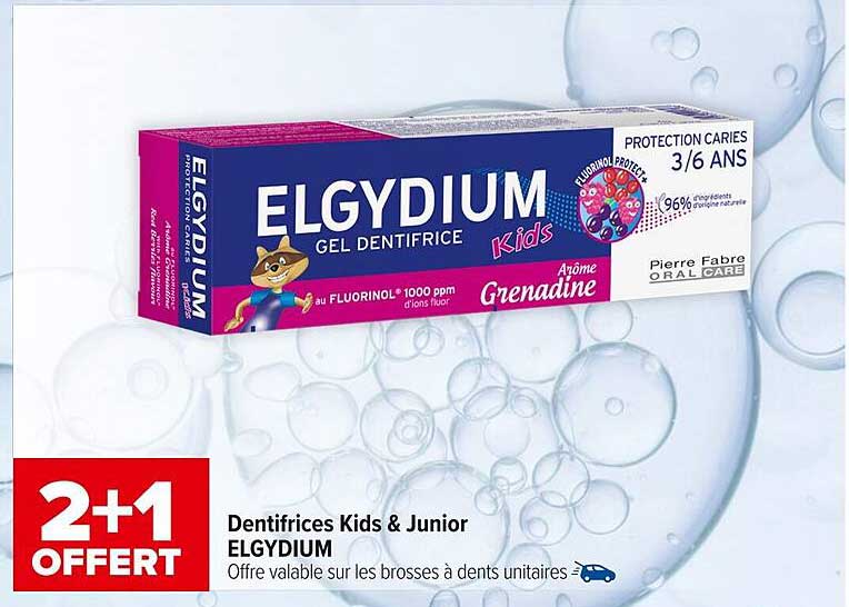 Dentifrices Kids & Junior ELGYDIUM