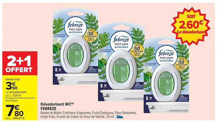 Désodorisant WC® FEBREZE