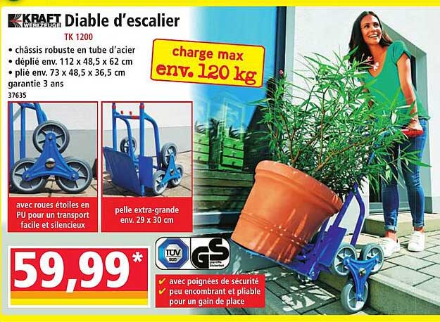 Diable d'escalier TK 1200