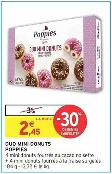 DUO MINI DONUTS POPPIES