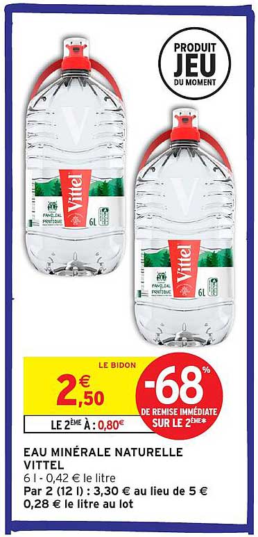 EAU MINÉRALE NATURELLE VITTEL