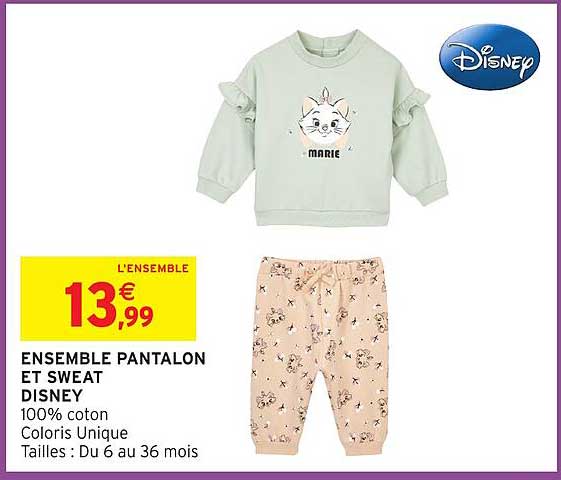 ENSEMBLE PANTALON ET SWEAT DISNEY