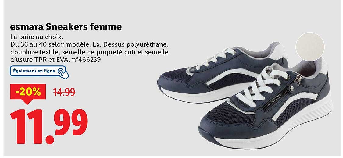 esmar Sneakrs femme