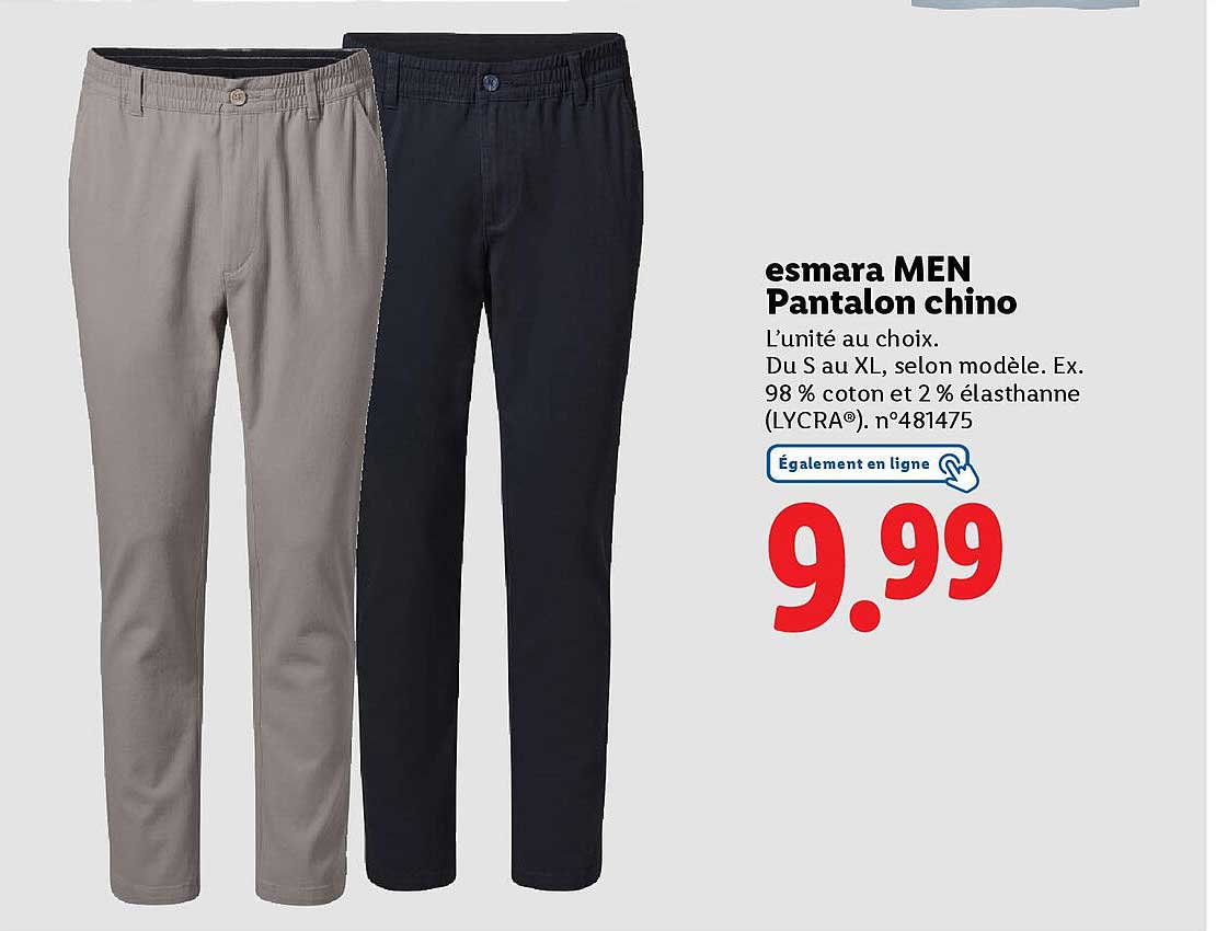 esmarâ MEN Pantalon chino