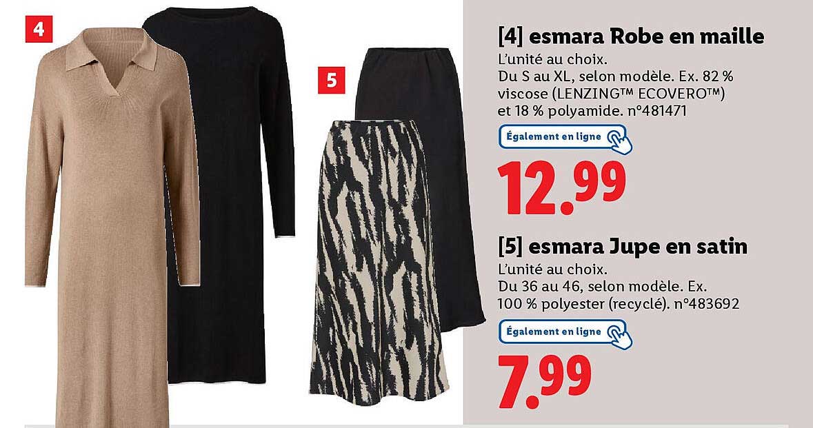 esmarar Robe en maille