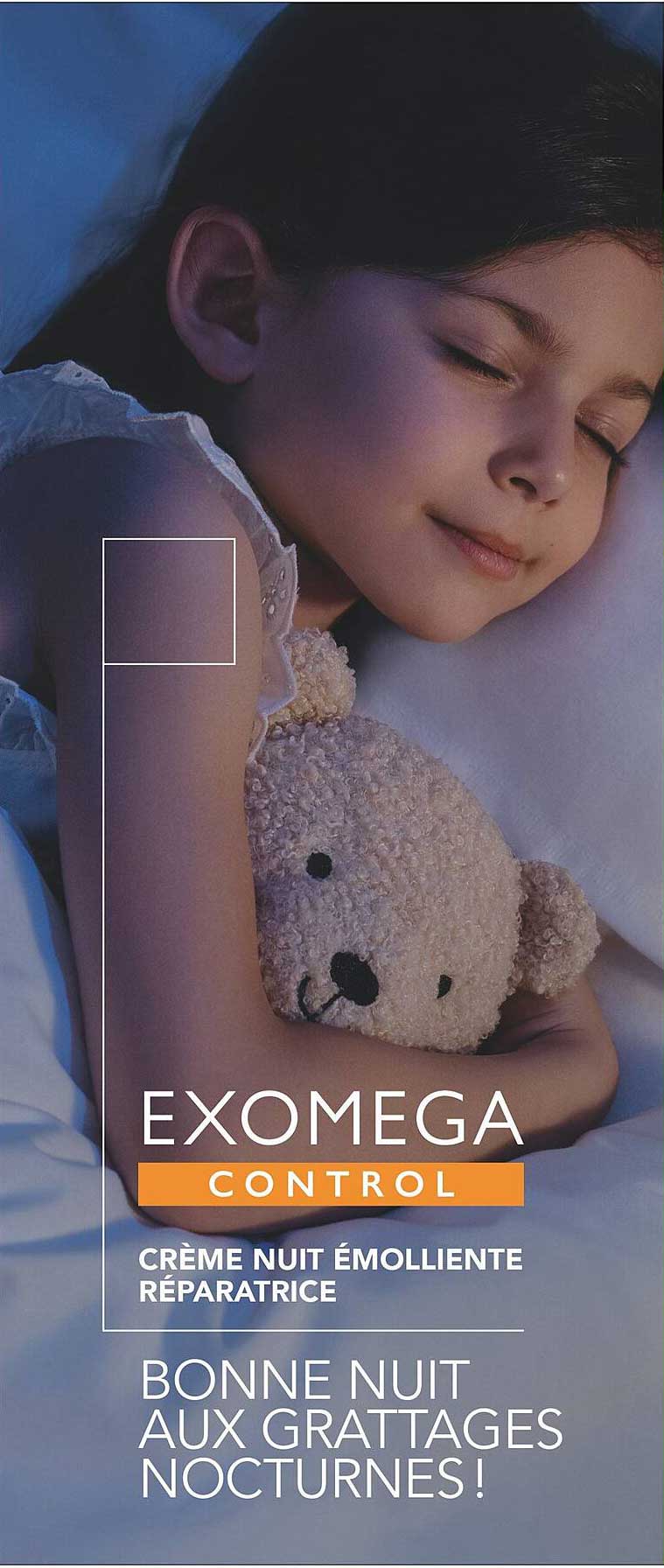 EXOMEGA CONTROL - CRÈME NUIT ÉMOLLIENTE RÉPARATRICE