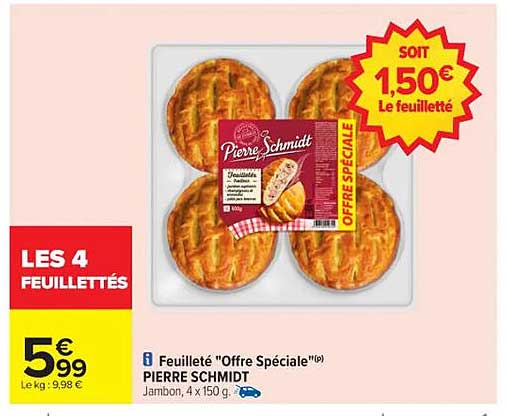 Feuilleté "Offre Spéciale" PIERRE SCHMIDT