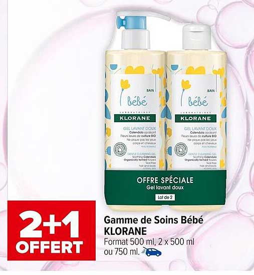 Gamme de Soins Bébé KLORANE