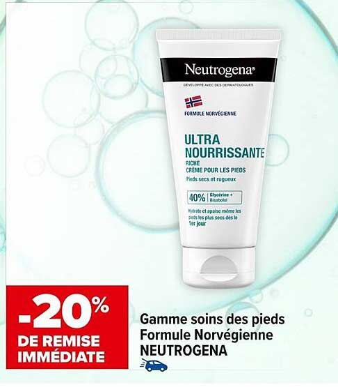 Gamme soins des pieds Formule Norvégienne NEUTROGENA
