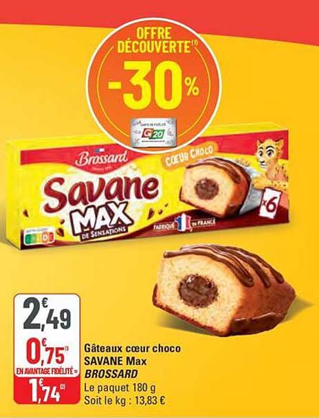 Gâteaux coeur choco SAVANE Max