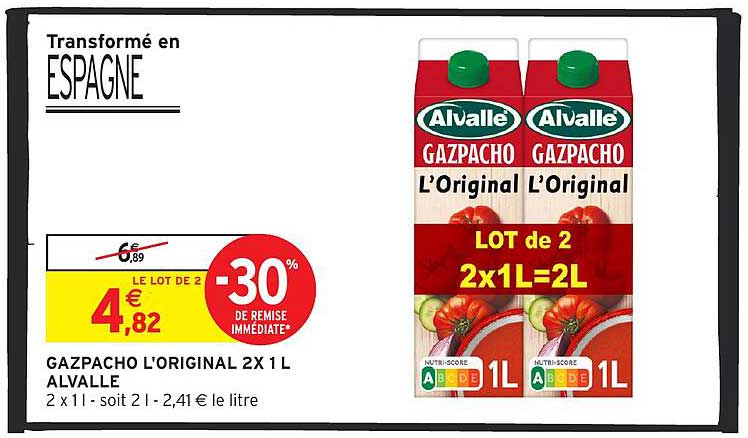 GAZPACHO L'ORIGINAL 2X1 L ALVALLE