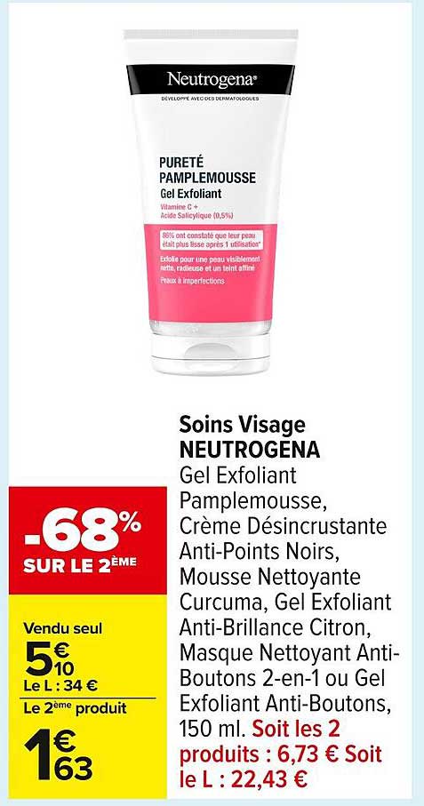 Gel Exfoliant Pamplemousse Neutrogena