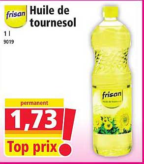 Huile de tournesol Frisian