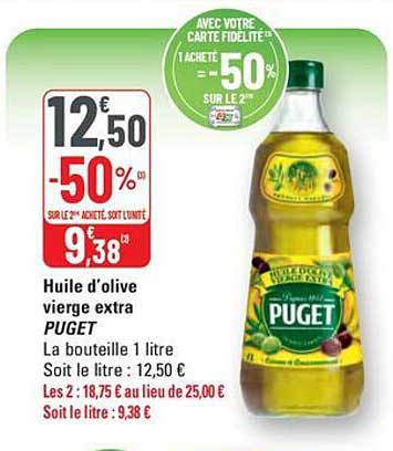 Huile d'olive vierge extra PUGET