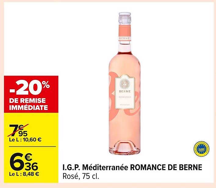 I.G.P. Méditerranée ROMANCE DE BERNE