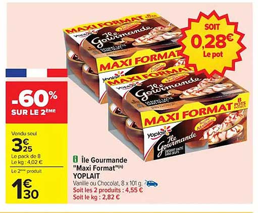 Ile Gourmande "Maxi Format" YOPLAIT