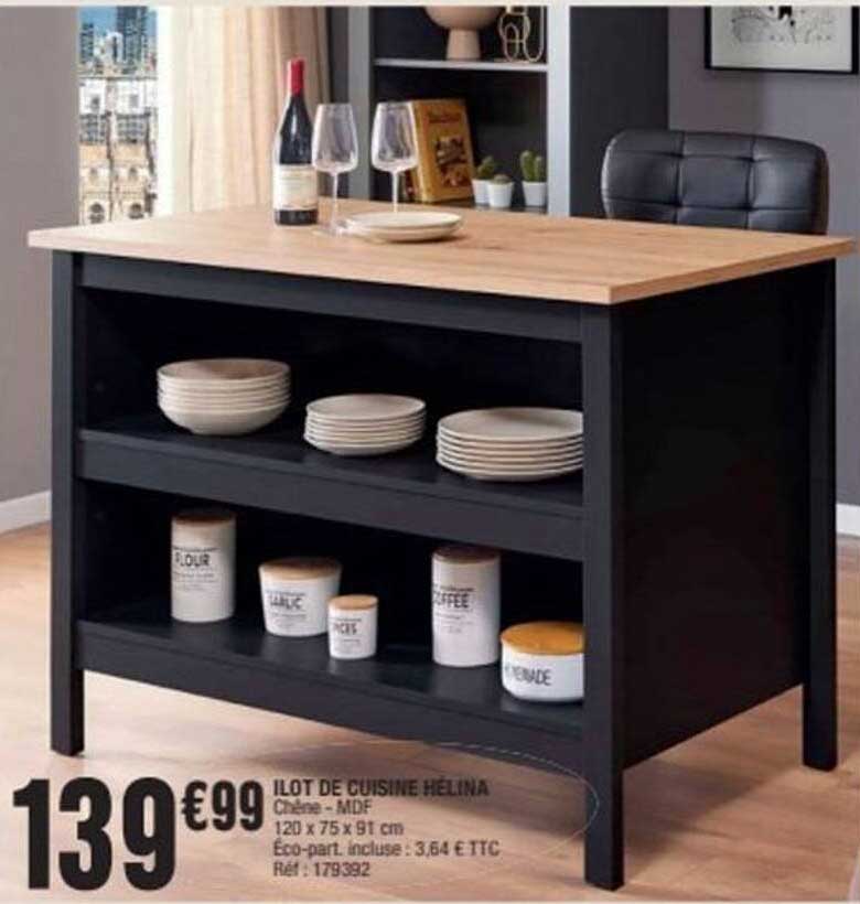 ILOT DE CUISINE HÉLINA