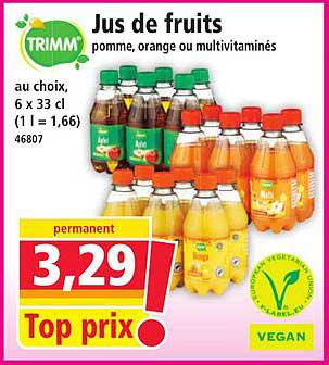 Jus de fruits