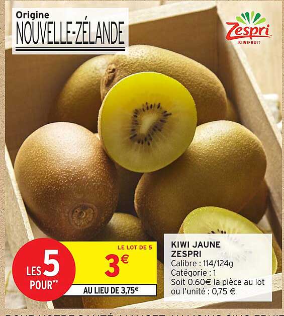 KIWI JAUNE ZESPRI