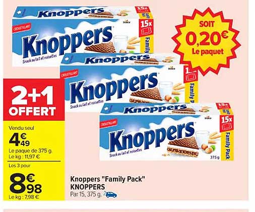 Knoppers "Family Pack" KNOPPERS