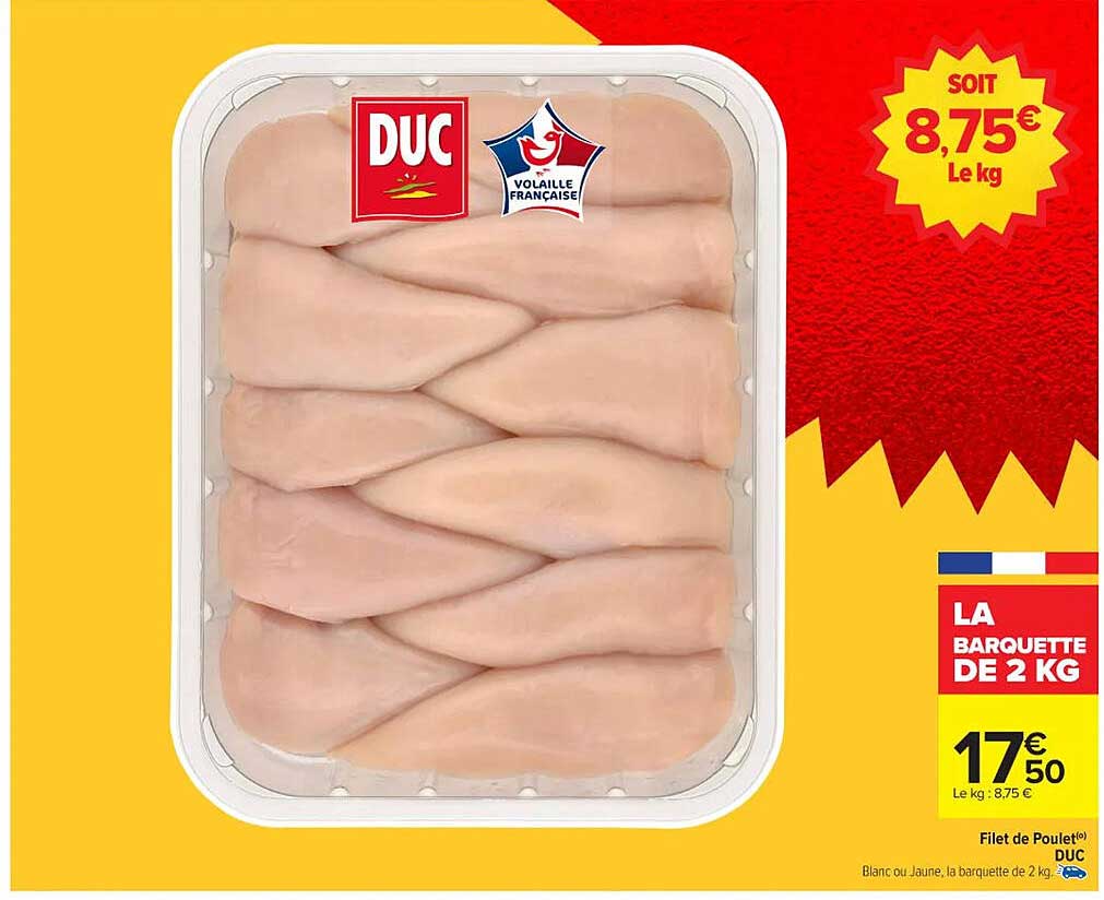 LA BARQUETTE DE 2 KG