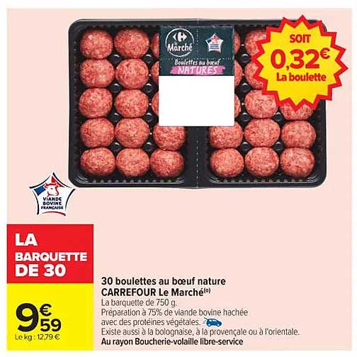 LA BARQUETTE DE 30