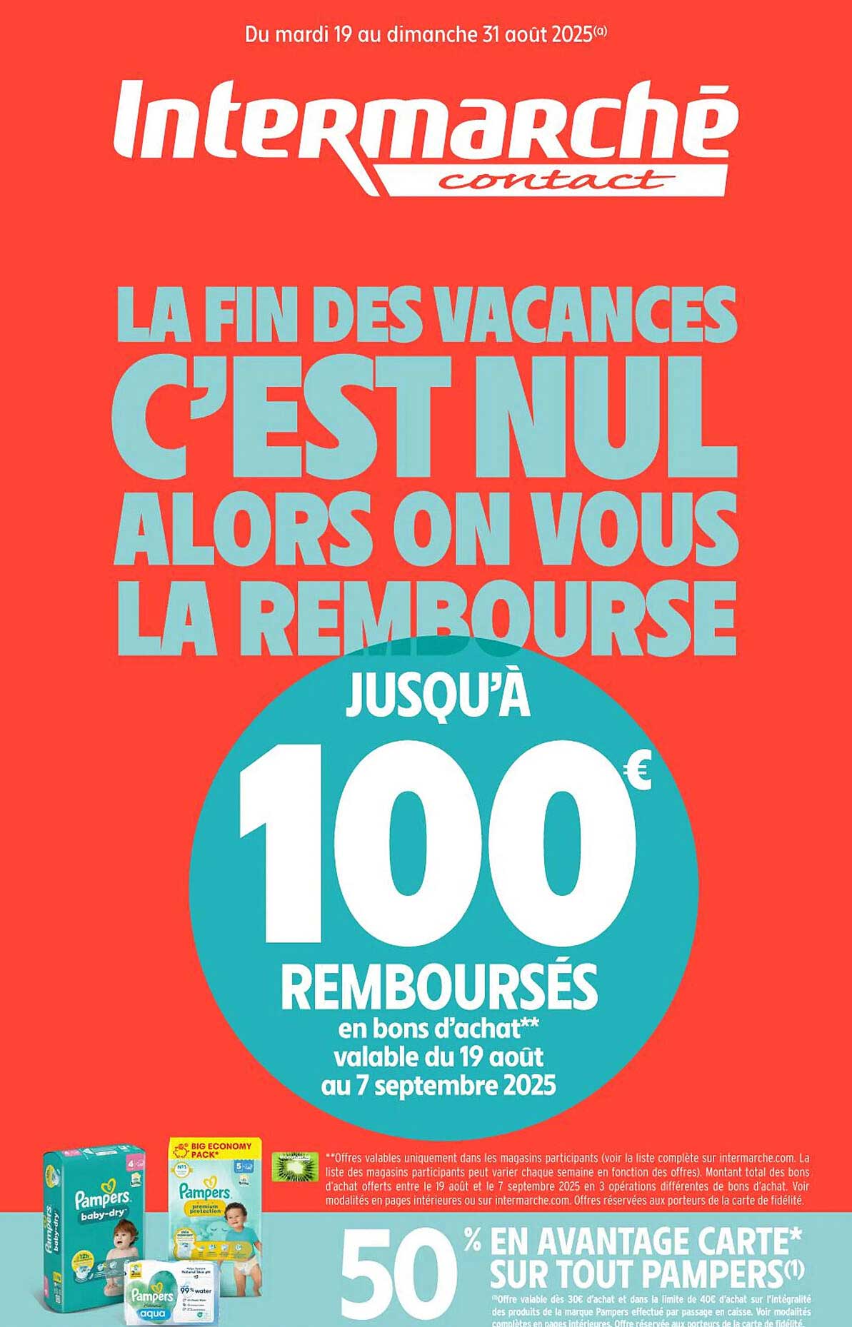 LA FIN DES VACANCES C’EST NUL ALORS ON VOUS LA REMBOURSE