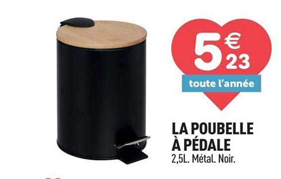 LA POUBELLE À PÉDALE