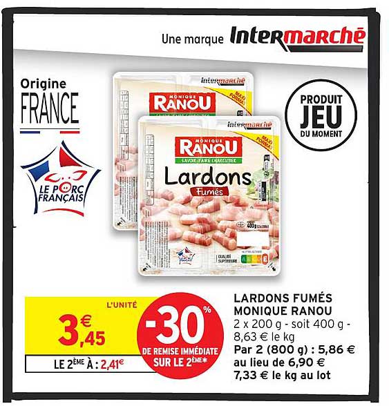 LARDONS FUMÉS MONIQUE RANOU