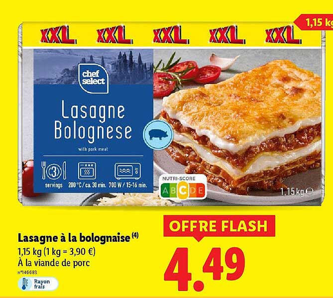 Lasagne à la bolognaise