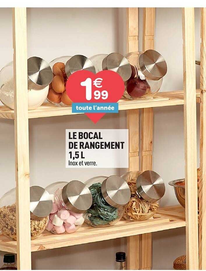 LE BOCAL DE RANGEMENT 1,5 L