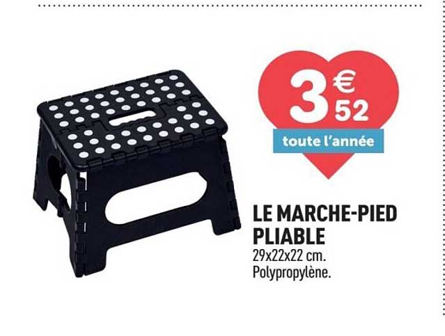 LE MARCHE-PIED PLIABLE