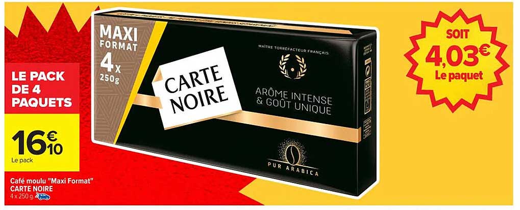 LE PACK DE 4 PAQUETS