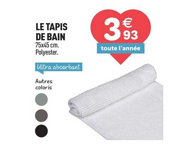 LE TAPIS DE BAIN